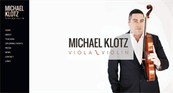 Desktop Screenshot of michaelklotzmusic.com